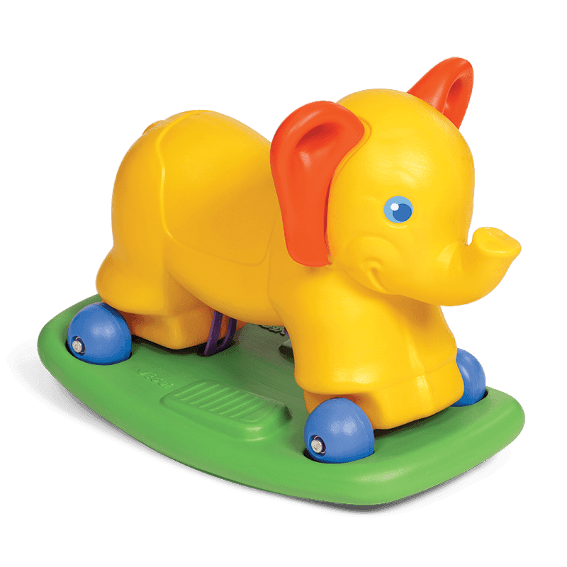 Elefante Trompita con Mecedora en Caja Vegui