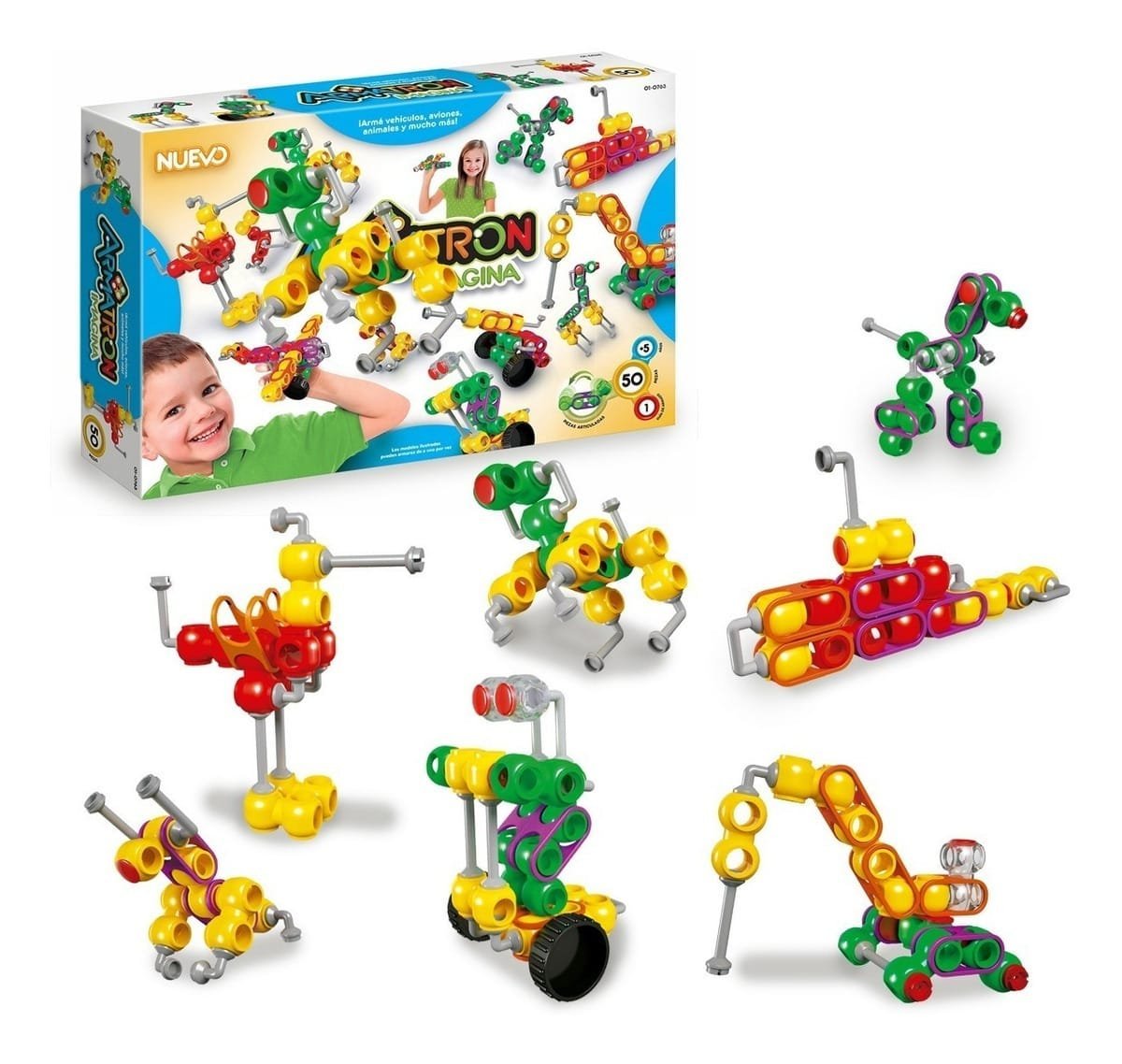 Blocky armatron imagina x50 piezas - Imagen 2