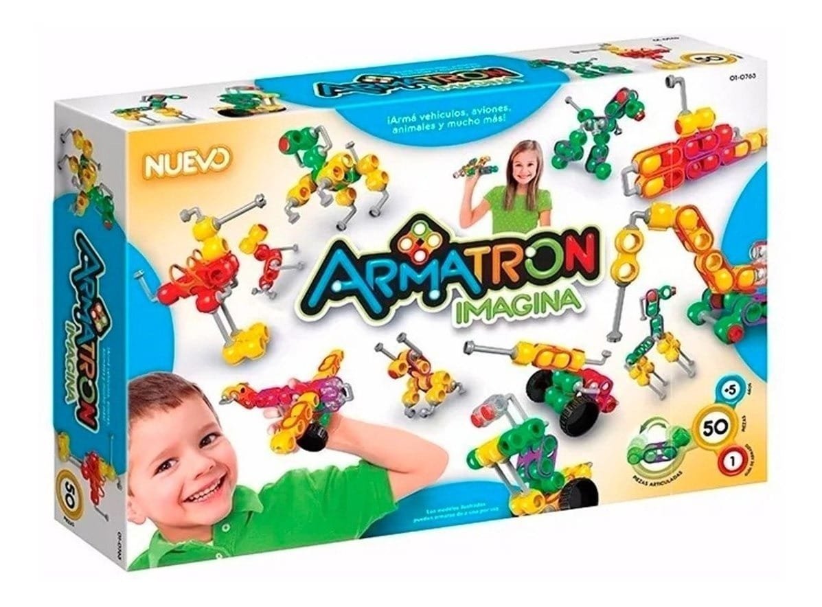 Blocky armatron imagina x50 piezas