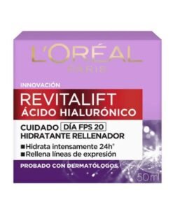 Loreal Revitalift Ácido Hiáluronico hidratante rellenador FPS20