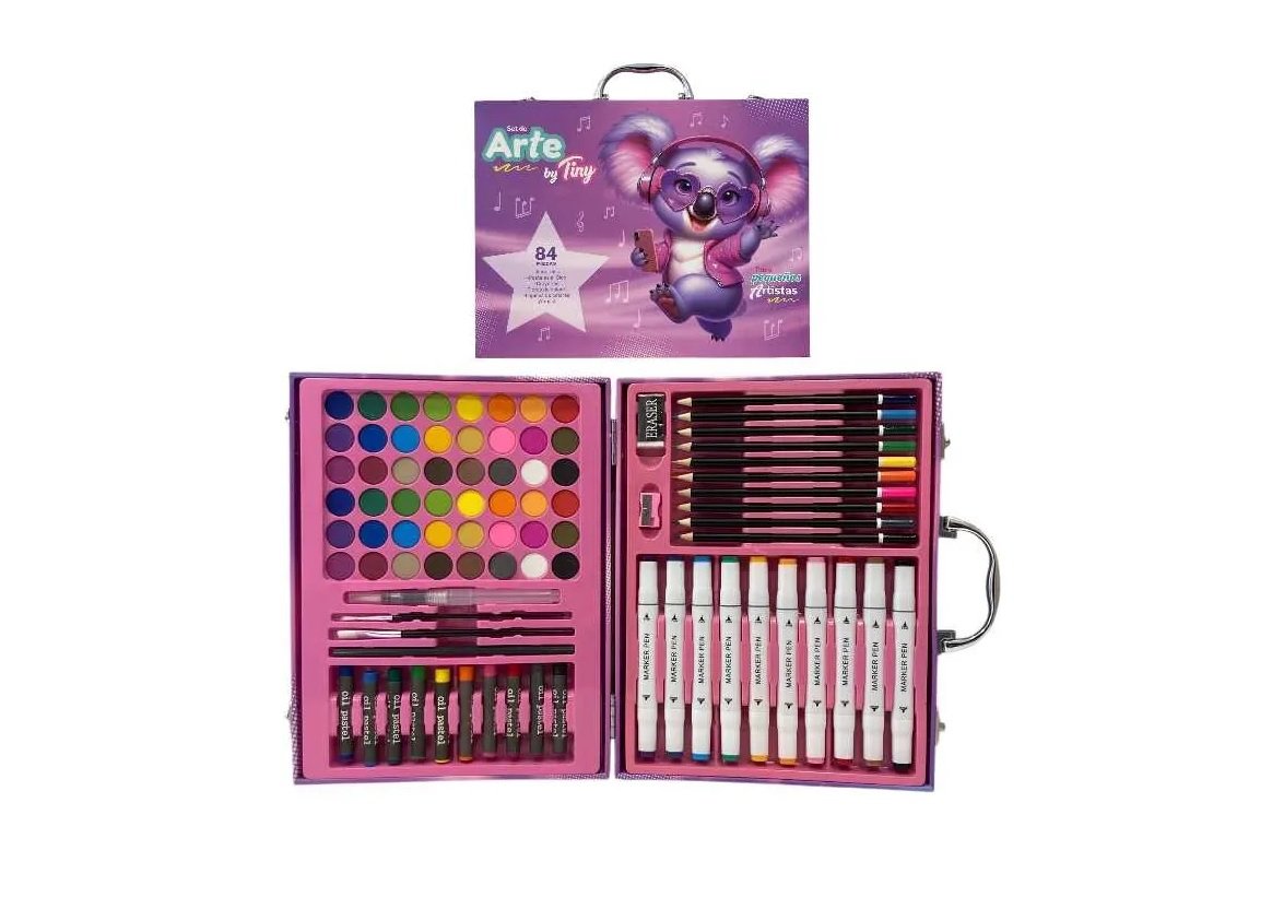 Arte By Tiny Set De Arte ¡para Pequeños Artistas! 84pc