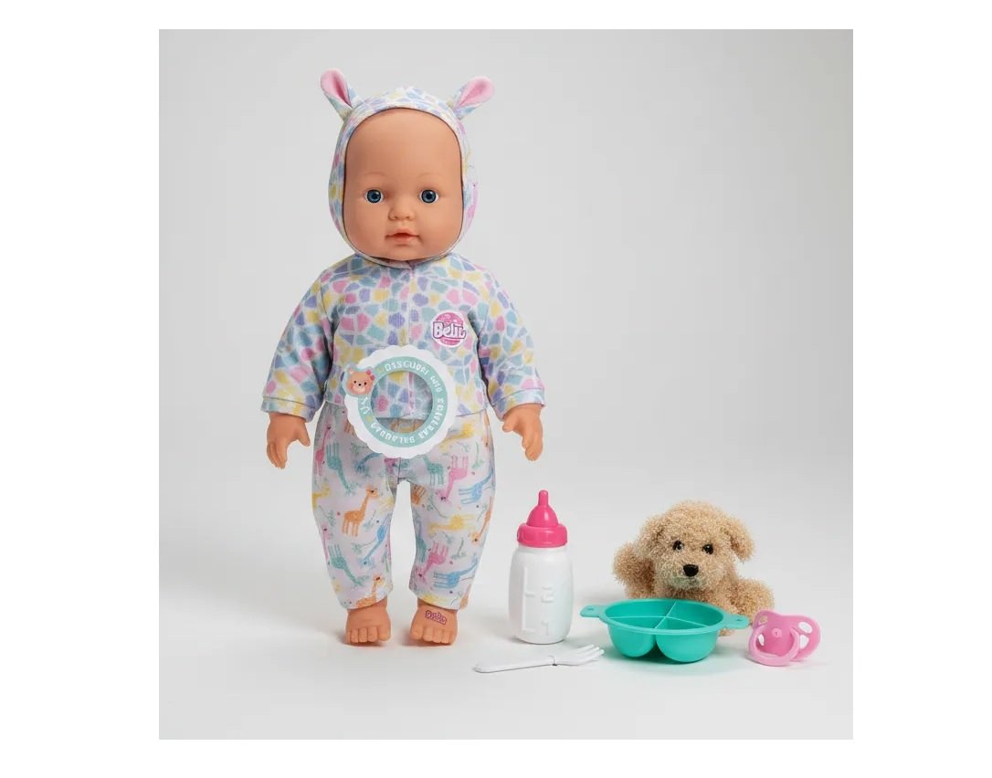Tiny Baby Muñeca Belu ¡mi Dulce Mascota! - Imagen 2