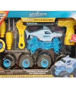 Monster Jam Mechanix Megalodón 1:18 Celeste