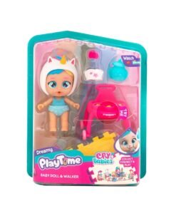 Muñeca Cry Babies Play Time 9cm Con Andador Dreamy