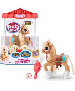 Muñeco Pony Y Establo Pets Alive Mascota Interactiva