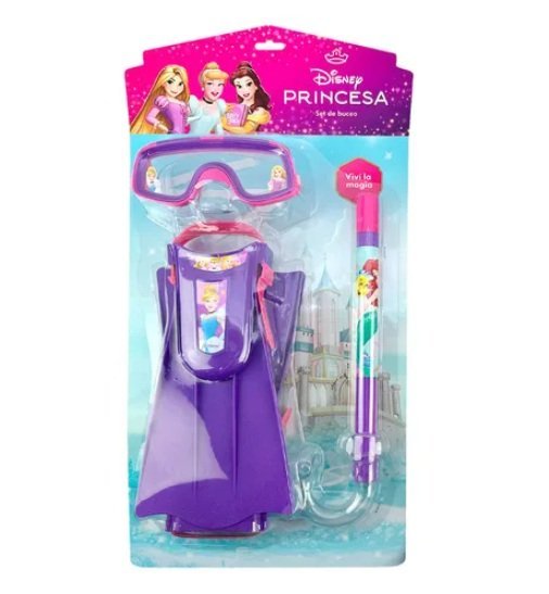 Set de buceo Completo Disney Princesa