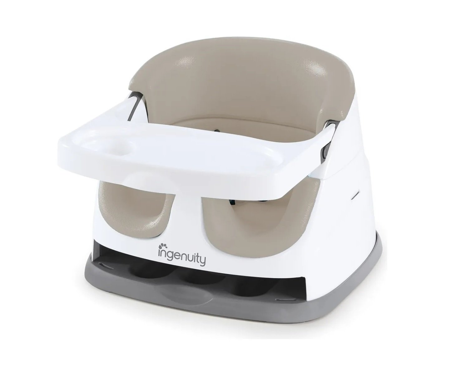 Asiento Para Comer Elevado Para Bebé Ingenuity 6m-3y Asiento Elevado Gris