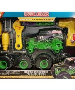 Monster Jam Mechanix Grave Digger 1:18 Verde