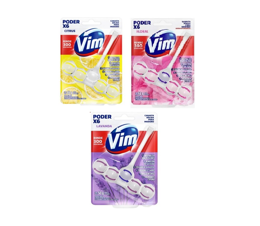 Vim Canasta Sólida Poder x6