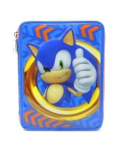 Cresko Cartuchera Set Escolar un Piso Sonic SO208