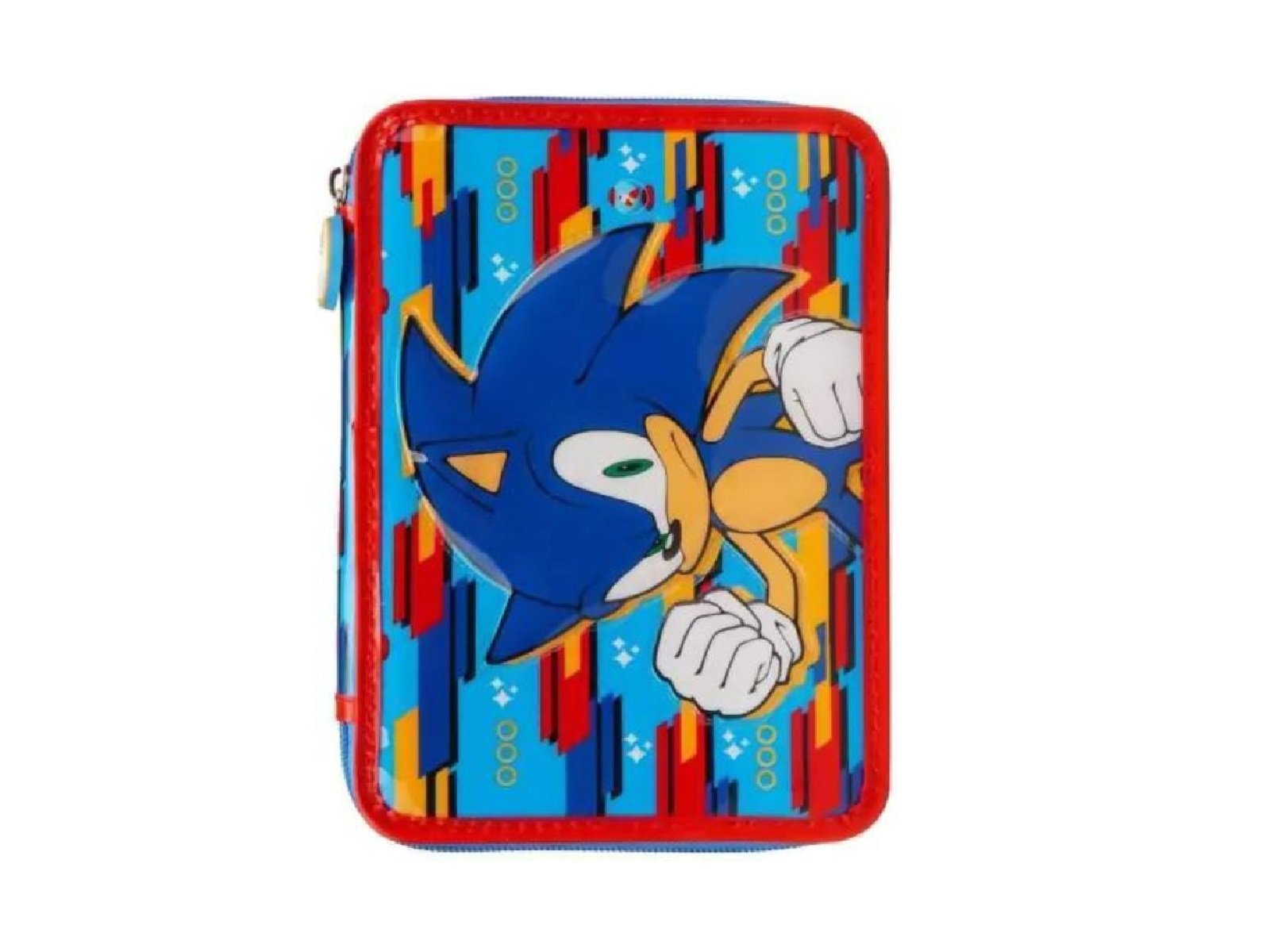 Cresko Cartuchera Set Escolar un Piso Sonic Azul SO217