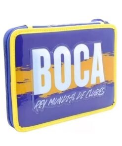 Cresko Cartuchera Set Escolar un Piso Boca Juniors BO224