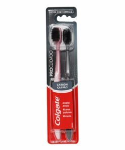 Cepillo Colgate Alcance Profundo pack x2 Extra Suave con Carbón