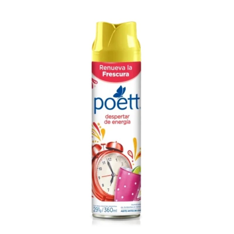 Poett aromatizante de ambientes 360ml Despertar de Energía
