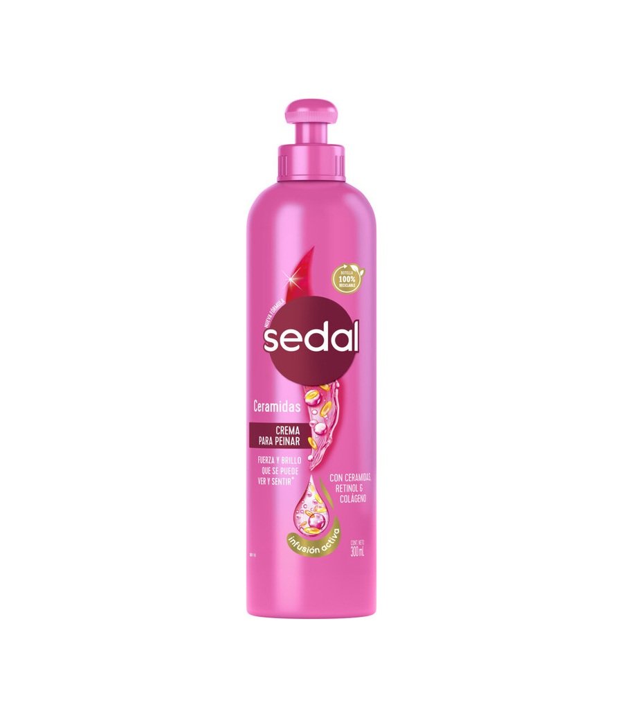 Sedal Crema para peinar 300ml Brillo Ceramidas