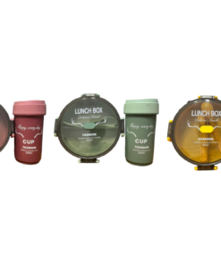 Lunch Box vaso y lunchera c/cubiertos