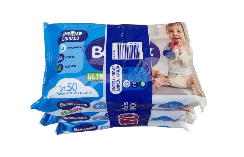 Babysec Toallitas Húmedas Set x3 Packs