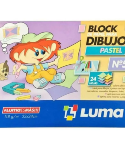 Mil28 Block de Dibujo N°5 Pastel