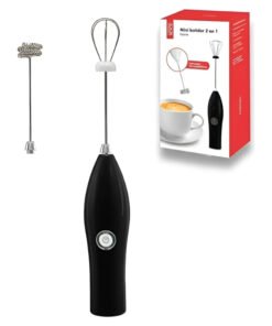 Mini batidor 2 en 1 con cabezales intercambiables