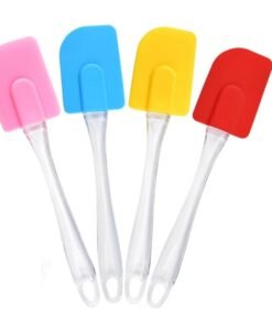 Espatula de Silicona c/ Mango transparente