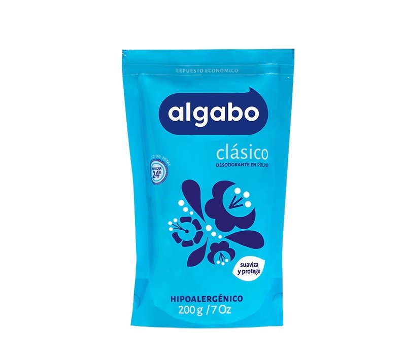 Algabo Desodorante en Polvo Hipoalergénico x200gr - Imagen 2