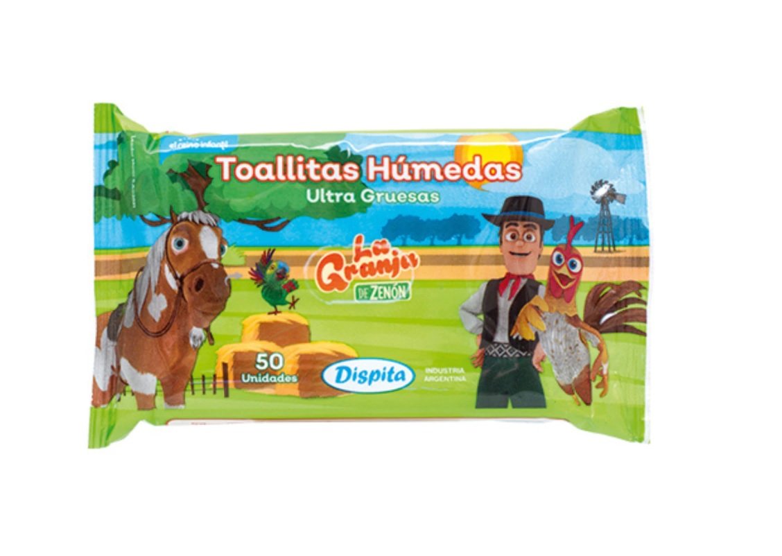 Toallitas Húmedas Dispita Ultra Gruesas x50
