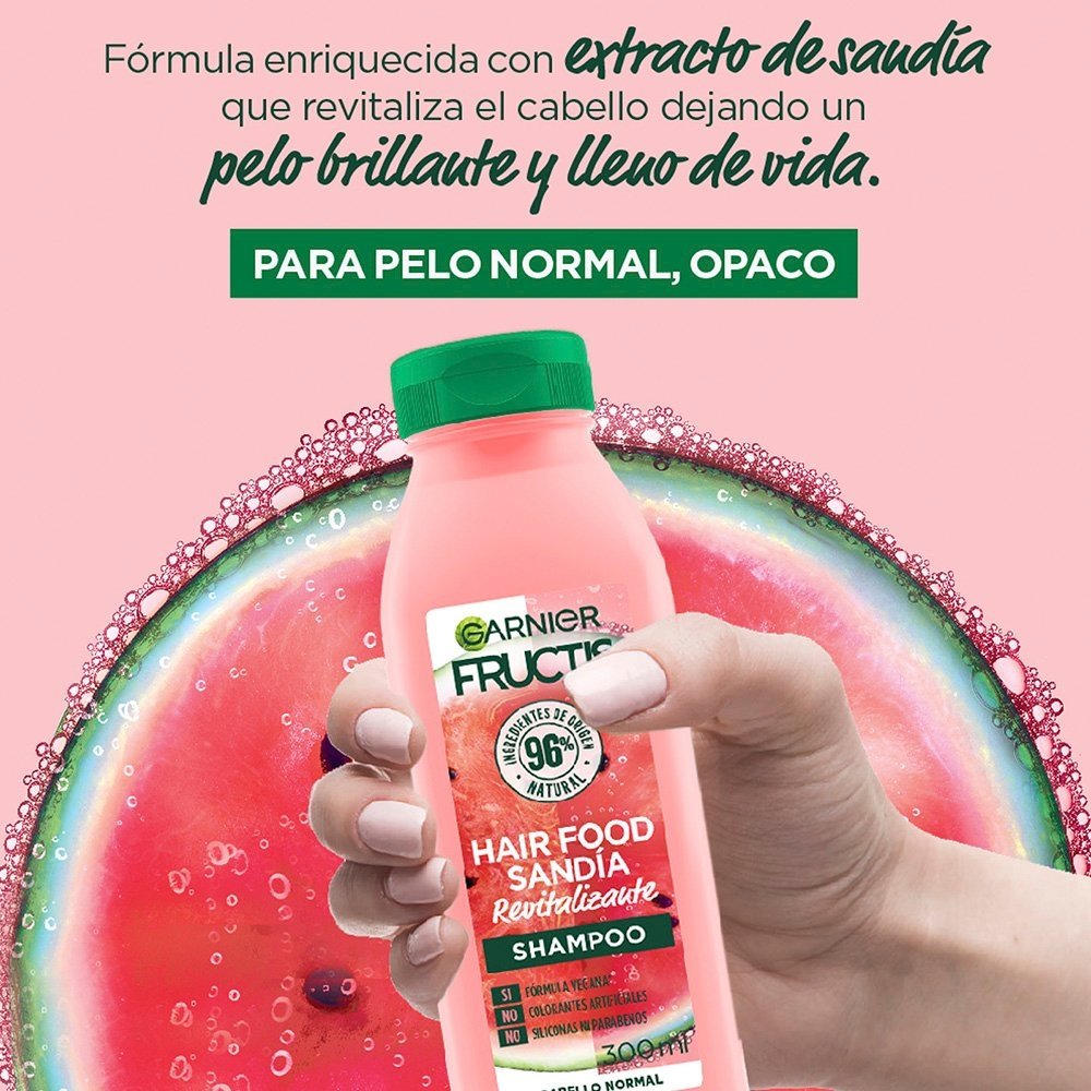 Combo Fructis garnier Hair food Sandia completo - Imagen 4
