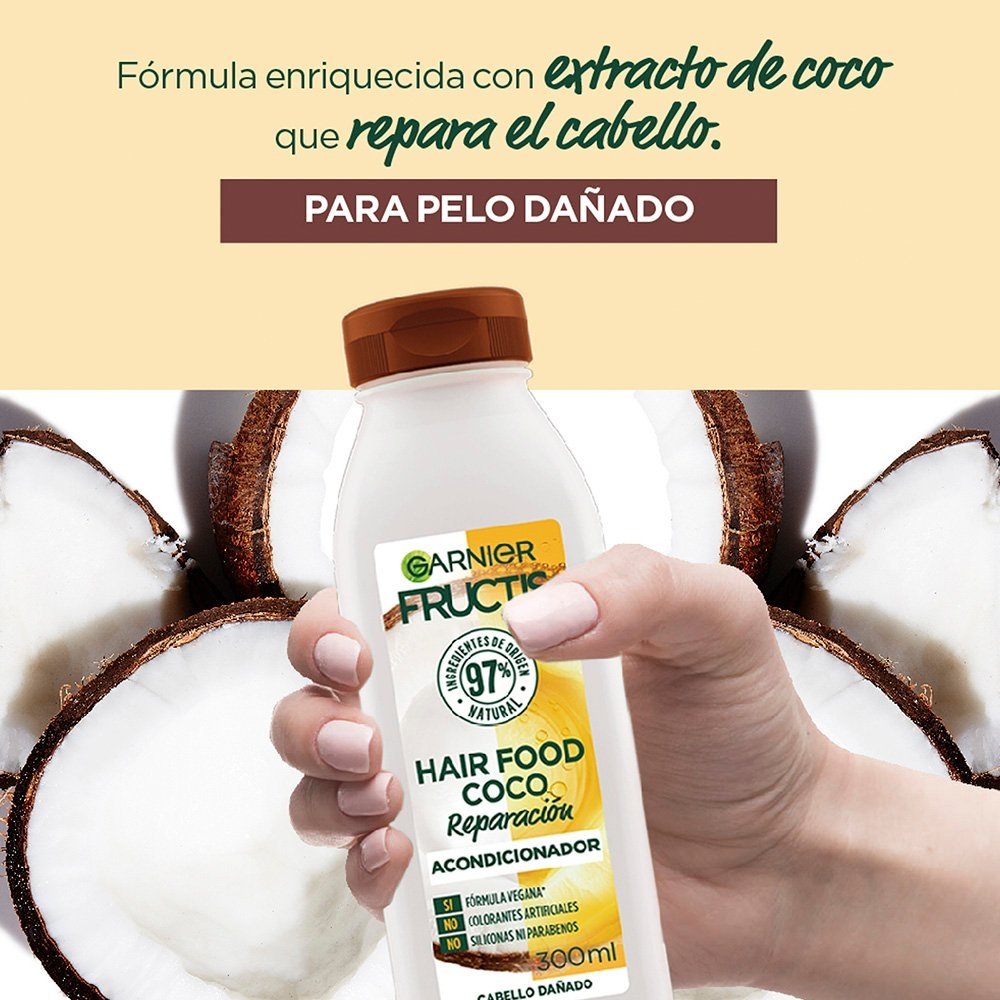 Combo Fructis garnier Hair food coco completo - Imagen 3