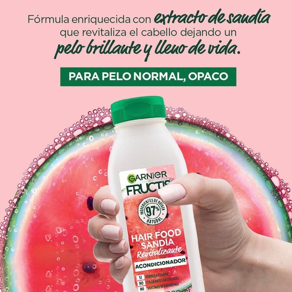 Combo Fructis garnier Hair food Sandia completo - Imagen 3