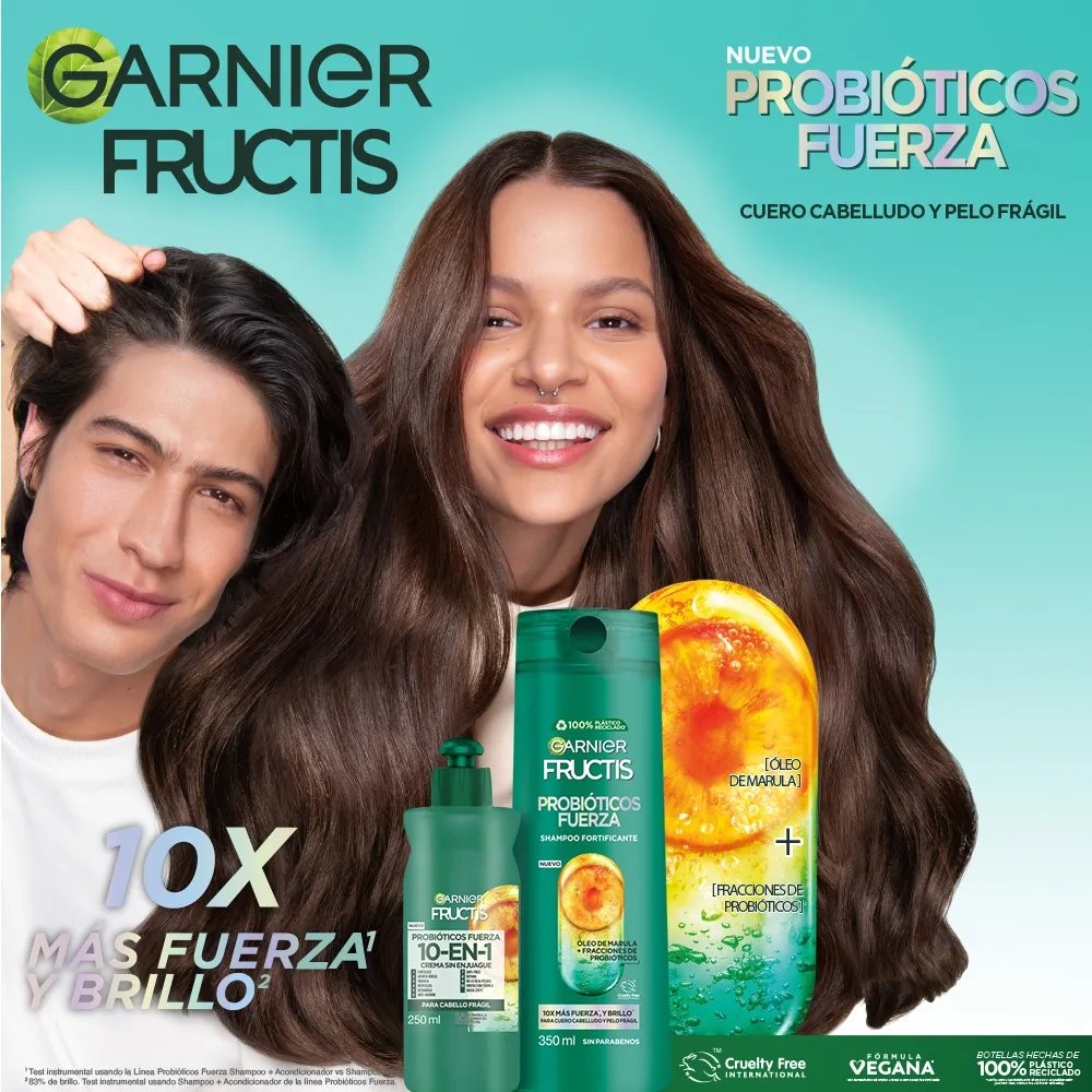 Combo capilar Fructis Prebióticos Fuerza completo - Imagen 2