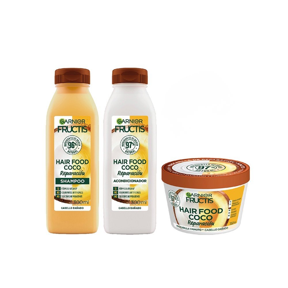 Combo Fructis garnier Hair food coco completo