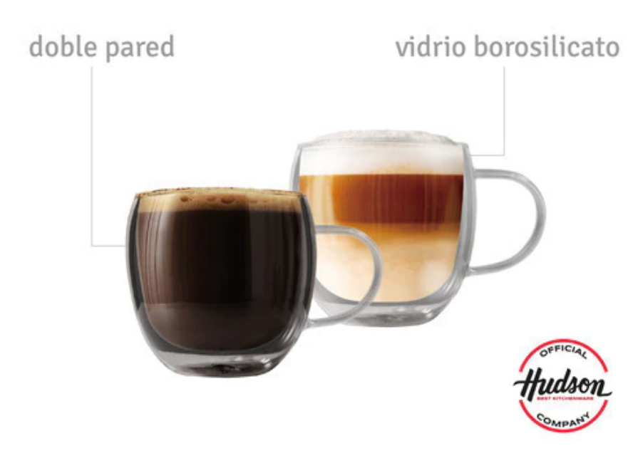 Hudson set de tazas doble pared