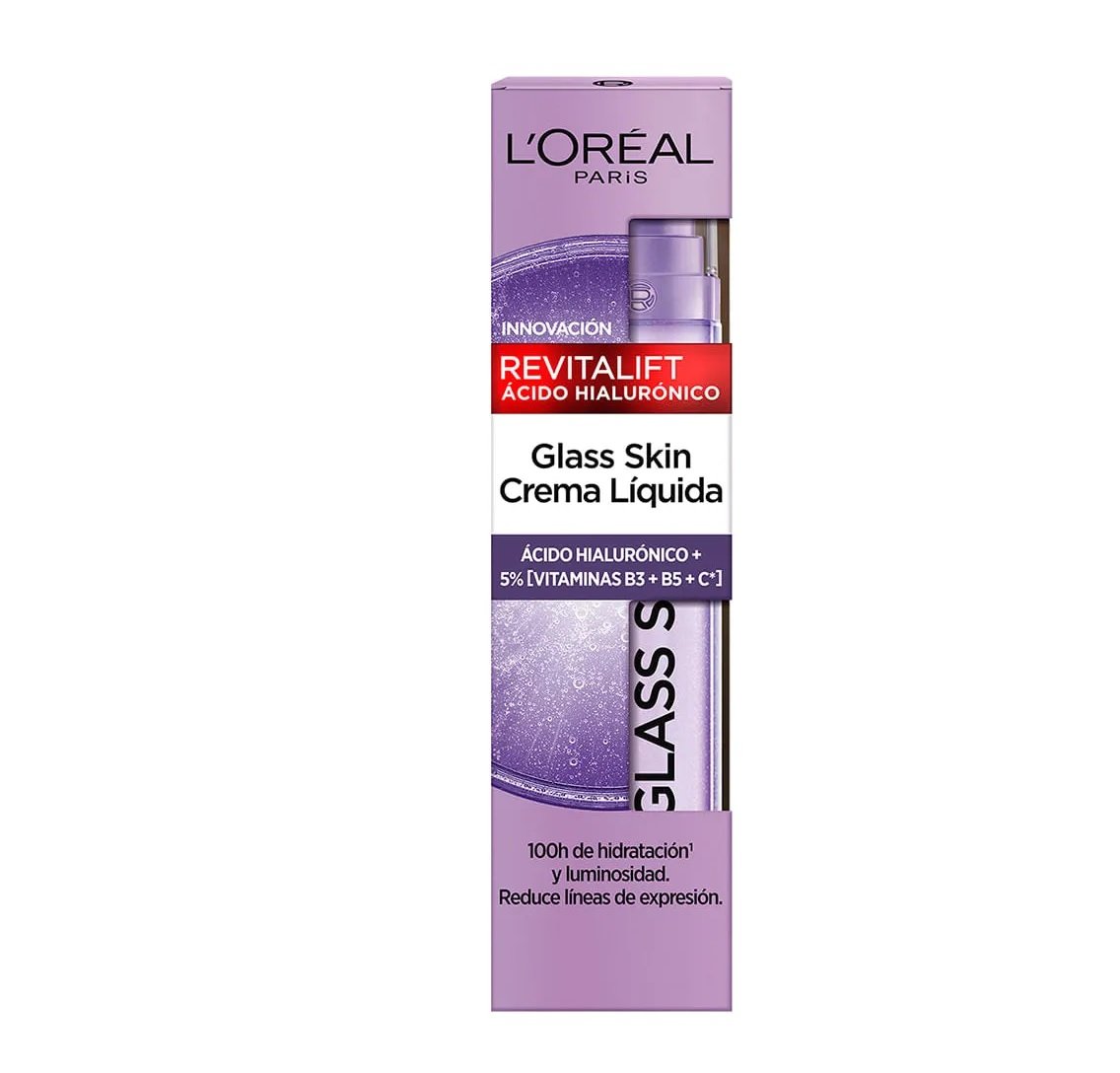 Loreal Revitalift Ácido Hiáluronico Glass Skin Crema Líquida