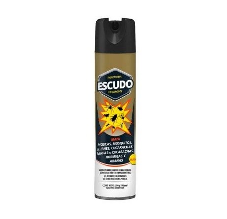 Escudo Aerosol Mata Todo- MM, Jejenes, Arañas, Hormigas y Cucarachas