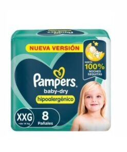 Pañales Pampers Baby Dry Pack x8