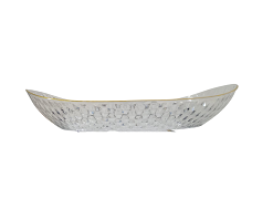 Fuente oval Transparente