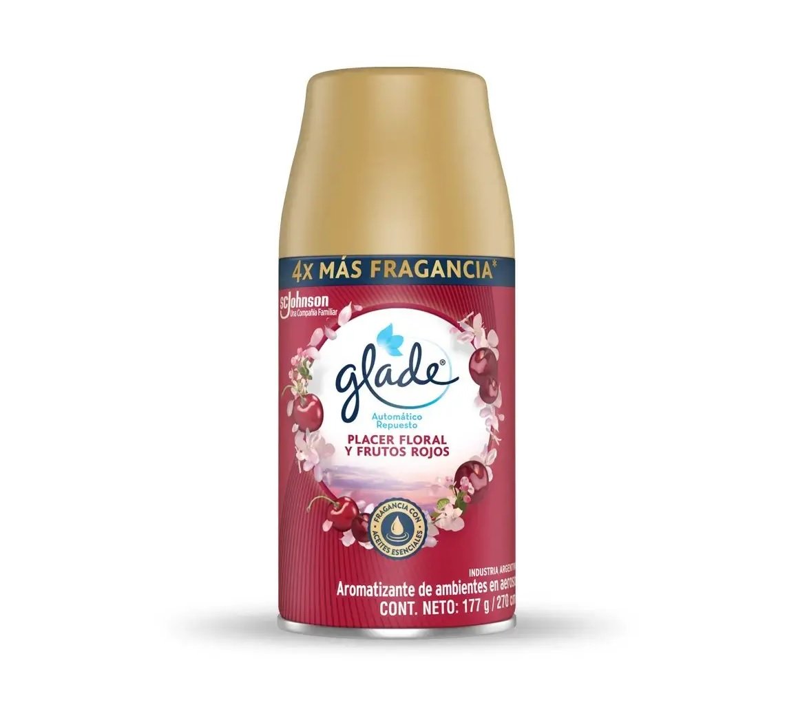 Repuesto Difusor Glade Placer Floral y Frutos rojos
