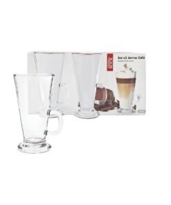 Set x3 jarros de café Crystal rock