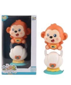 Sonajero Monito con Sopapa Luz y Sonido para Bebé