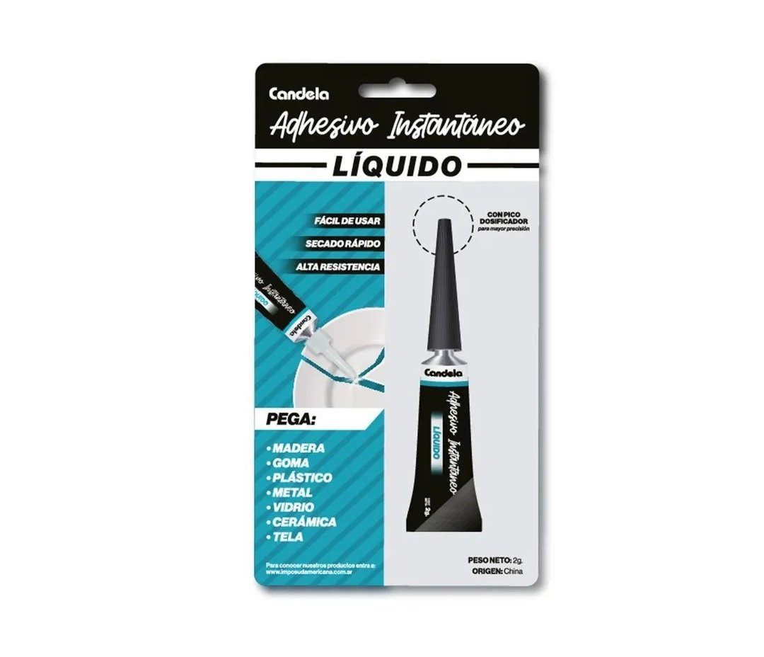 Candela Adhesivo Líquido Instantáneo