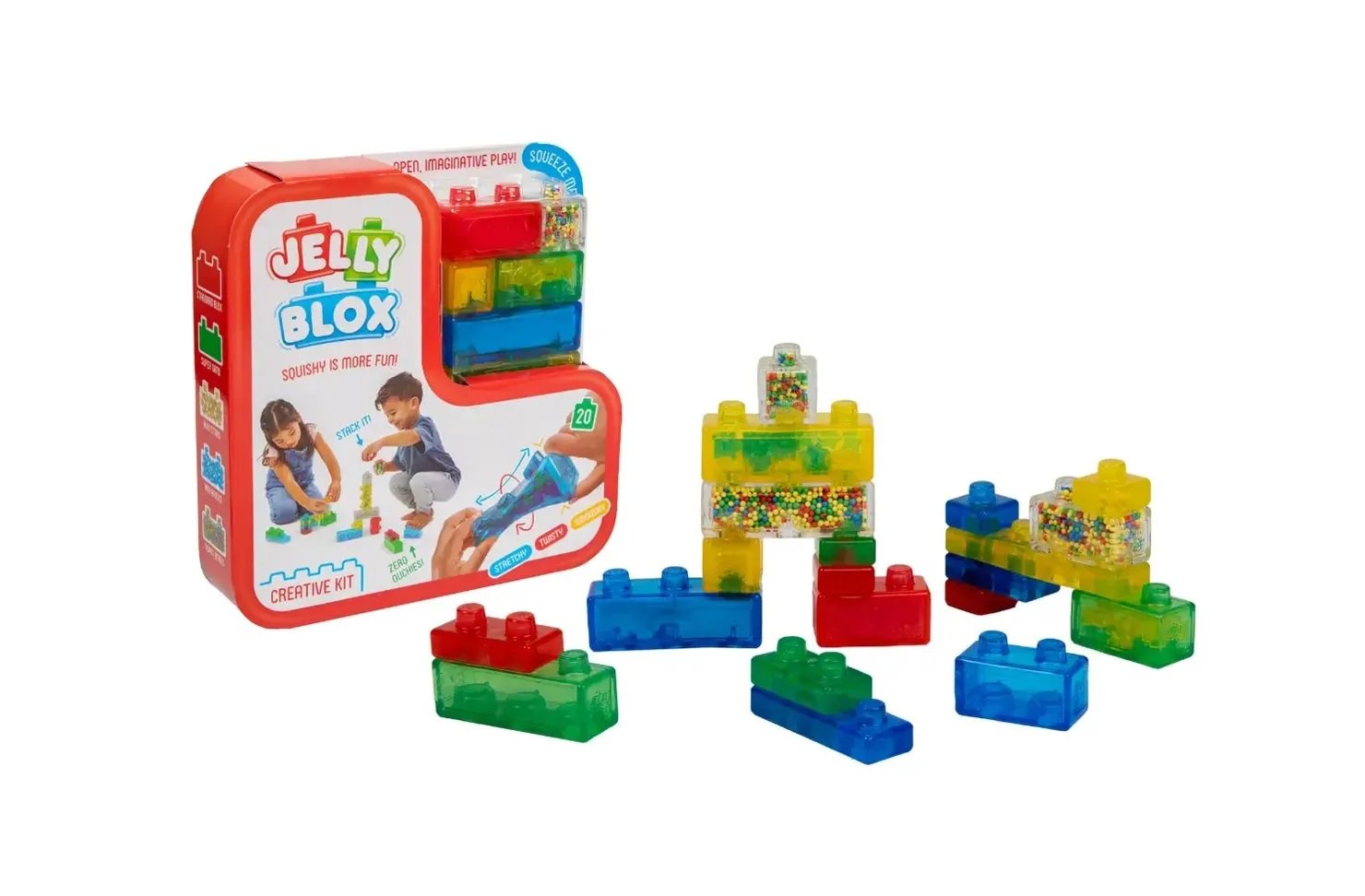 Jelly Blox- Bloques flexibles x20 - Imagen 2