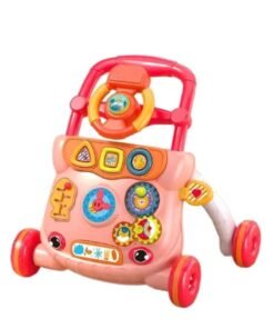 Caminador Andador Didáctico Walker Car Rosa