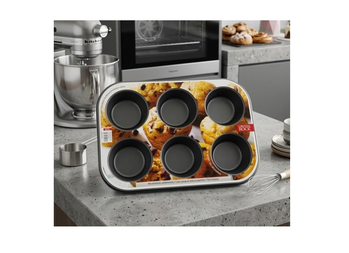 Crystal Rock Molde Antiadherente para horno