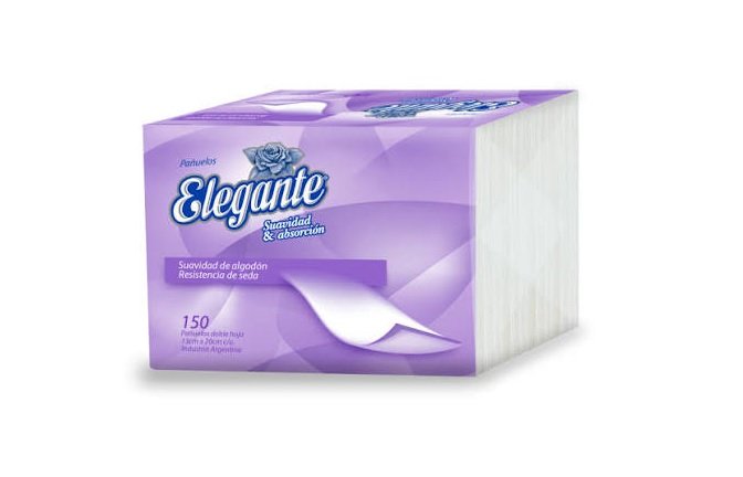Elegante Pañuelos Doble Hoja Pack x150