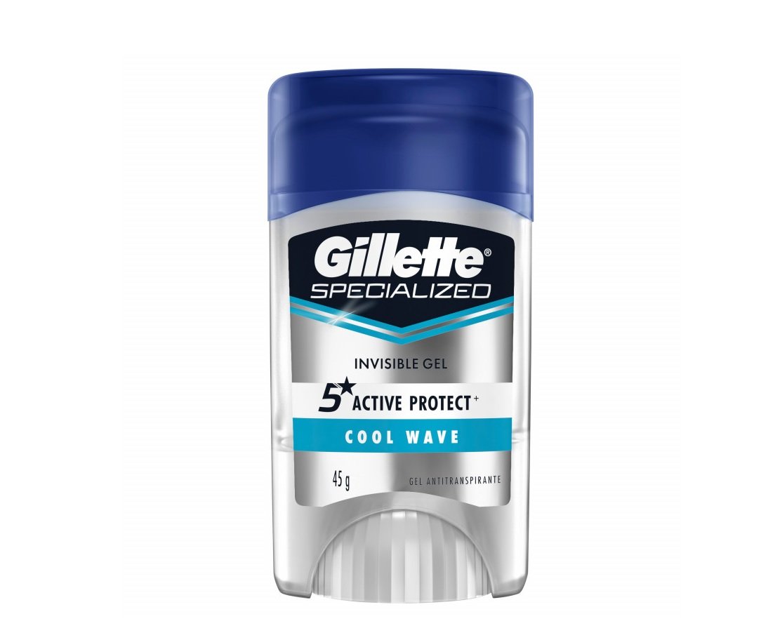 Gillette Invisible Gel Cool Wave Antitranspirante
