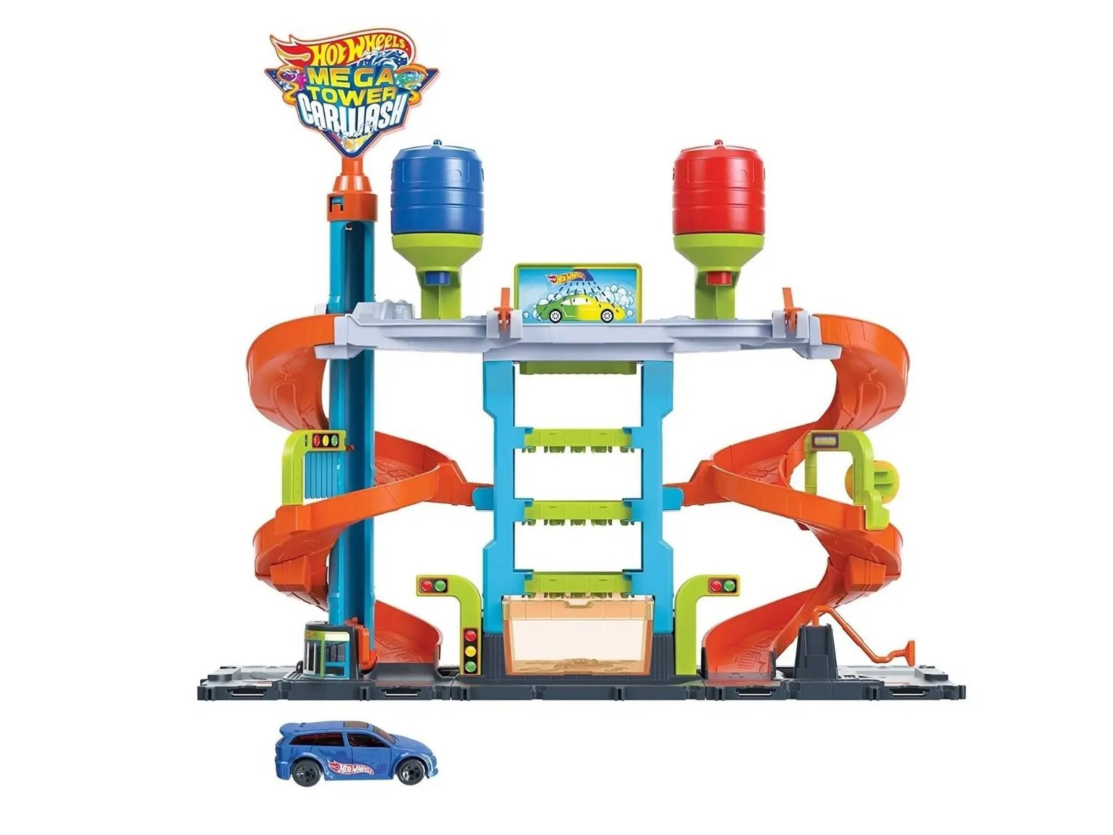 Hot Wheels Lavado de Vehiculos Megatorre - Imagen 2