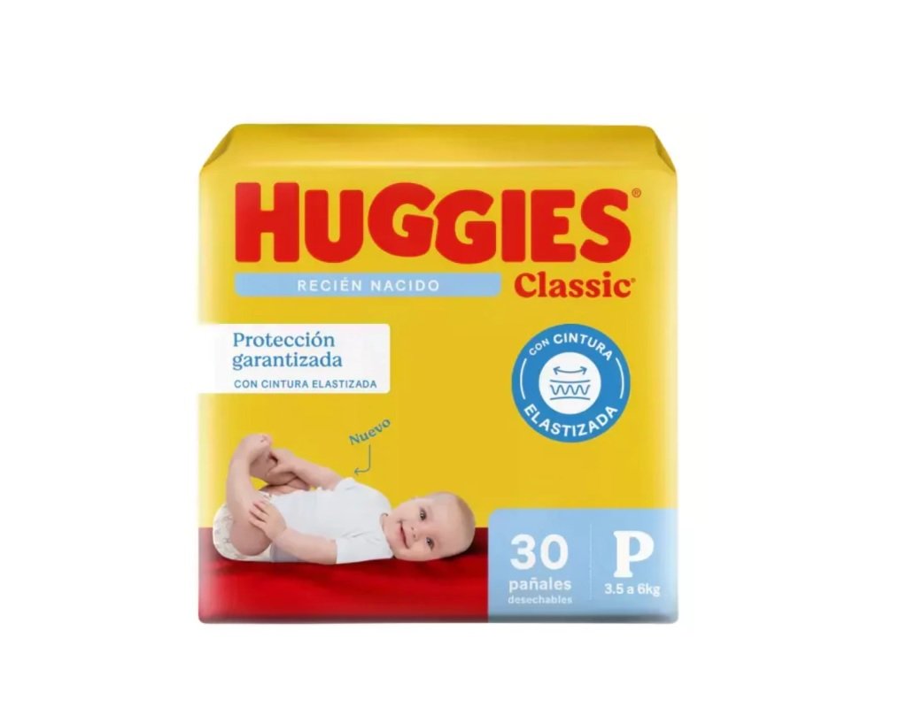 Huggies Classic Recién Nacido P x30
