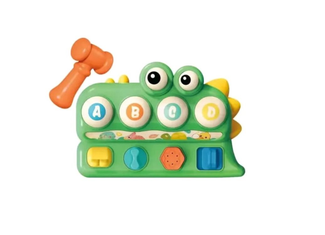 Juguete Pop Up Dinosaurios Didáctico Para Bebés - Imagen 2