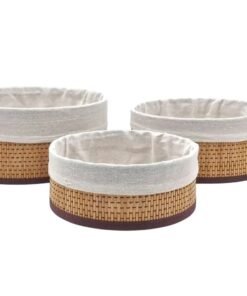 Set x3 Canastos de Bamboo Oval Suká