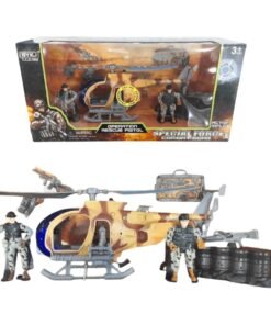 Special Force Set Combat Gear Helicoptero y soldados